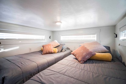 Modern Comforts, Rustic Charm: Tiny House Hideaway with Deck in Apple Valley - Apple Valley, Utah - glamping.directory