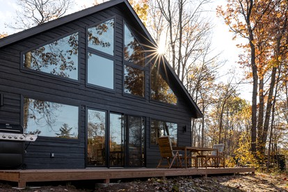 Riverside Retreat: Unwind in a Cabin with Private Steam Sauna on the Pine River - Mission Township, Minnesota - glamping.directory