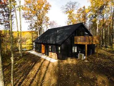 Riverside Retreat: Unwind in a Cabin with Private Steam Sauna on the Pine River - Mission Township, Minnesota - glamping.directory