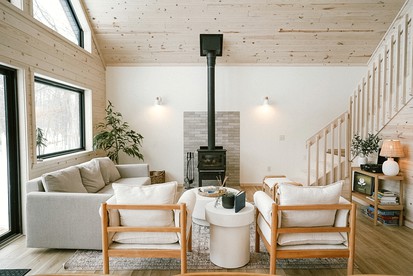 Riverside Retreat: Unwind in a Cabin with Private Steam Sauna on the Pine River - Mission Township, Minnesota - glamping.directory