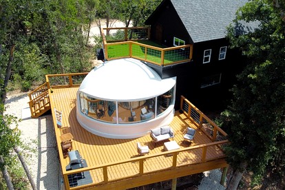 Impressive Unique Castle Dome with Spectacular Panoramic Views and Stunning Design in Elgin, Texas - glamping.directory