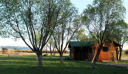 Riverside Cabin Rental near Beaverhead-Deerlodge National Forest in Twin Bridges, Montana - glamping.directory