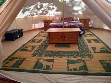 Remote Equipped Bell Tent Surrounded by Nature with Great Hiking Trails in Virginia - Mount Solon, Virginia - glamping.directory
