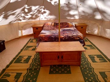 Remote Equipped Bell Tent Surrounded by Nature with Great Hiking Trails in Virginia - Mount Solon, Virginia - glamping.directory