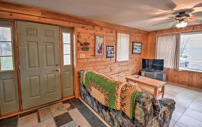 Charming Four-Bedroom Cabin Rental near Long Lake in Aroostook County, Maine - St. David, Maine - glamping.directory