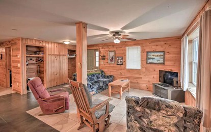 Charming Four-Bedroom Cabin Rental near Long Lake in Aroostook County, Maine - St. David, Maine - glamping.directory