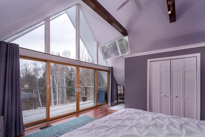 Unique and Luminous A Frame Cabin with Great Views of Mt. Mansfield Perefect for a Ski Vacation in Stowe, Vermont - Stowe, Vermont - glamping.directory