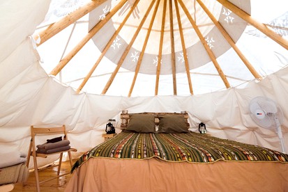 Traditional Native American Tipi in Scenic Canyon Country, Utah - Boulder, Utah - glamping.directory