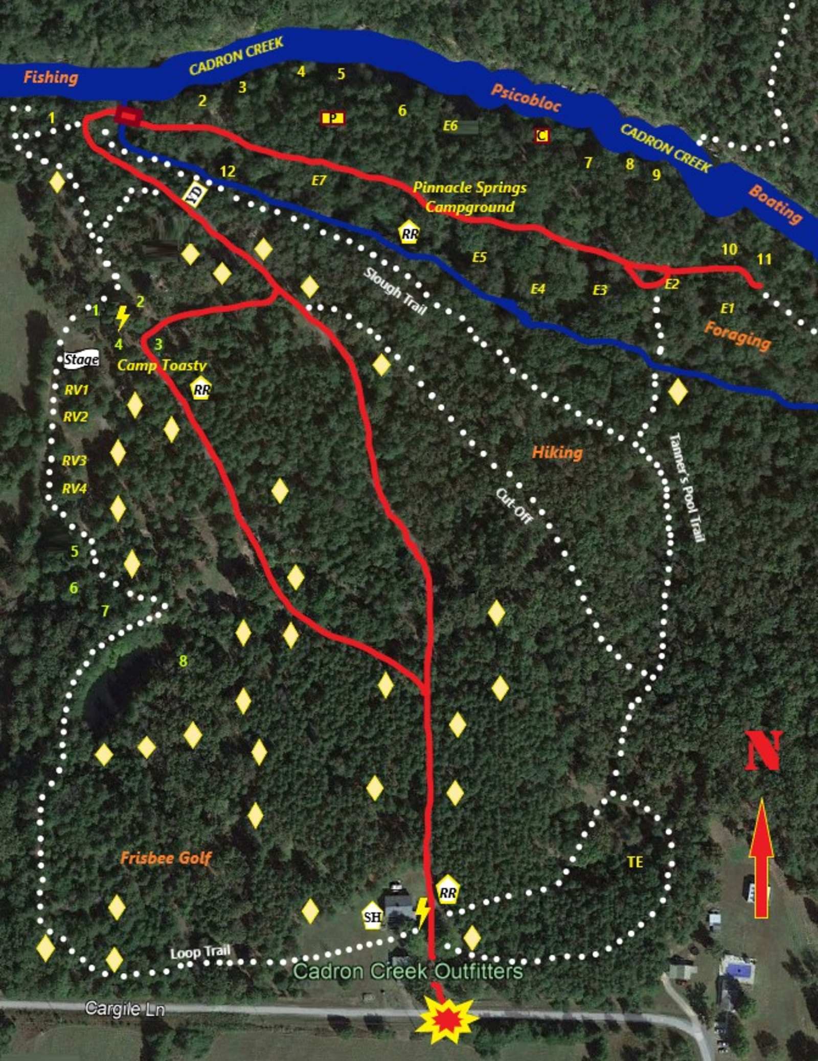 Pinnacle Springs Recreational Park - Greenbrier, Arkansas - glamping.directory