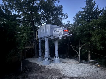 Spectacular Treehouse with Speeder Bike & Creek Views near Forestburg, Texas - glamping.directory
