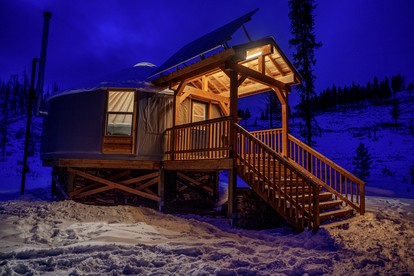 Stunning Full Equipped Yurt with Sauna in Boise, Idaho - glamping.directory