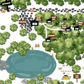 Enchanted Woodland Cabins by the Mountain in Texas with Private Pond and Scenic Trails - Alvord, Texas - glamping.directory