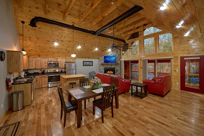 Creekside Cabin Rental near the Great Smoky Mountains for a Tennessee Vacation - Gatlinburg, Tennessee - glamping.directory
