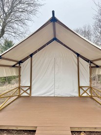 Relaxing Glamping Tent Retreat with Cozy Comforts Near Denison, Texas - Denison, Texas - glamping.directory
