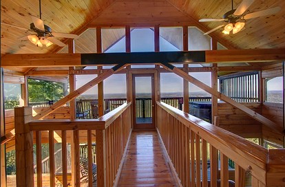 Extraordinary Smoky Mountain Cabin with Panoramic Views, Hot Tub & Arcade near Pigeon Forge and Gatlinburg, TN - Sevierville, Tennessee - glamping.directory