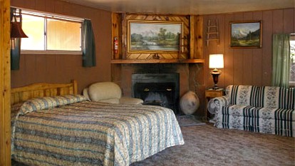 Cozy Wood Cottage Rental with Fireplace in White Mountains of Arizona - Lakeside, Arizona - glamping.directory