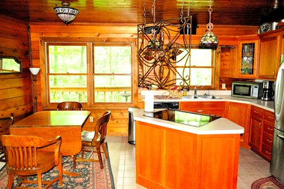 Wooded & Fabulous Brown County Cabin with Hot Tub Near Nashville, IN - Nashville, Indiana - glamping.directory