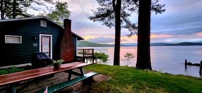 Scenic Lakeside Cabin with Exclusive Boat Dock Near Weirs Beach, Laconia, New Hampshire - Laconia, New Hampshire - glamping.directory