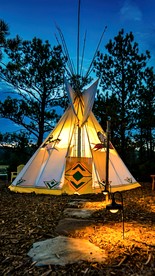 Cozy Tipis with Campfire Fun and Outdoor Adventures near Casper, Wyoming - Laurel, Montana - glamping.directory