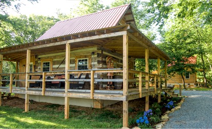 Rustic Log Cabin near South Boston, Virginia - glamping.directory