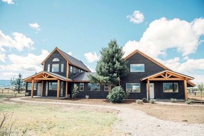 Spacious Farmhouse Estate with Mountain Views & Dual Kitchens near Skiing and Trails in Tetonia, Idaho - glamping.directory