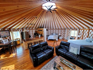 Luxurious Modern Yurt with Stargazing Dome near Pere Marquette River – Baldwin, Michigan - Baldwin, Michigan - glamping.directory