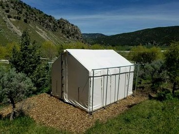 Historic Cabin on Incredible Community Grounds for a Relaxing Escape in Lava Hot Springs, Idaho - Lava Hot Springs, Idaho - glamping.directory