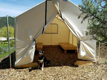 Historic Cabin on Incredible Community Grounds for a Relaxing Escape in Lava Hot Springs, Idaho - Lava Hot Springs, Idaho - glamping.directory