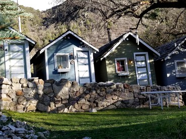 Historic Cabin on Incredible Community Grounds for a Relaxing Escape in Lava Hot Springs, Idaho - glamping.directory