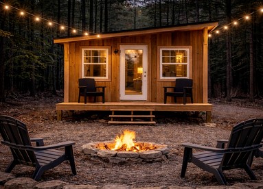 Modern Rustic Tiny Home Surrounded by Peaceful Pines in Boles, Arkansas - glamping.directory