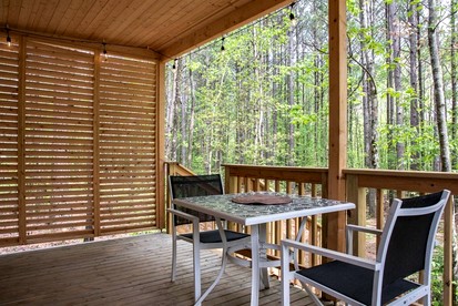 Cozy Scandinavian Cabin with EV Charging on 18-Acre Forest Retreat Near The Caverns & Waterfalls, Coalmont, TN - Coalmont, Tennessee - glamping.directory