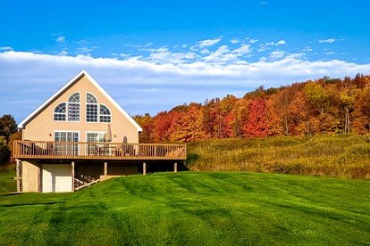 Serene Getaway on Private Land with Panoramic Views in Walton, New York - glamping.directory