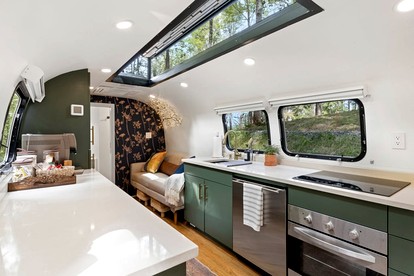 Glamping Getaway in Pisgah Forest in this Lovely Airstream Rental in North Carolina - Pisgah Forest, North Carolina - glamping.directory