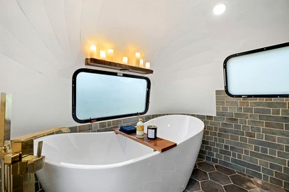 Glamping Getaway in Pisgah Forest in this Lovely Airstream Rental in North Carolina - Pisgah Forest, North Carolina - glamping.directory