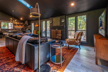 Modern Forest Cabin with Hot Tub, Screened Porch & Resort Access Near Hedgesville, WV - Hedgesville, West Virginia - glamping.directory
