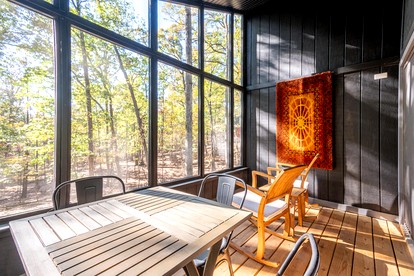 Modern Forest Cabin with Hot Tub, Screened Porch & Resort Access Near Hedgesville, WV - Hedgesville, West Virginia - glamping.directory