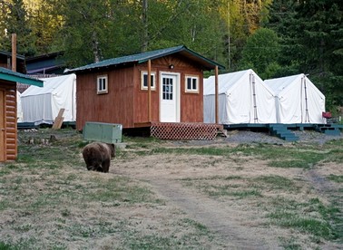 Rustic and Cozy Cabin Rental with Bunk Beds near Kenai Lake, Alaska - Cooper Landing, Alaska - glamping.directory