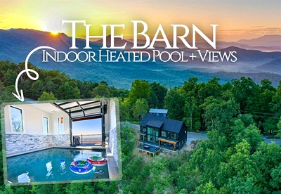 Luxurious Mountain Retreat with Heated Indoor Pool near Gatlinburg in Sevierville, Tennessee - Sevierville, Tennessee - glamping.directory
