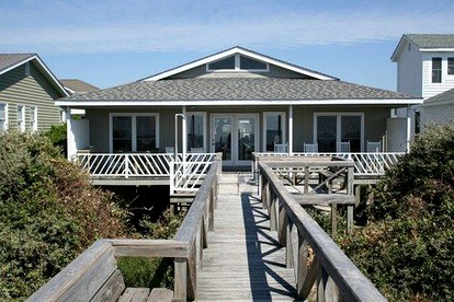 Famly-Friendly Oceanfront Vacation Rental with Private Deck near Wilmington - glamping.directory