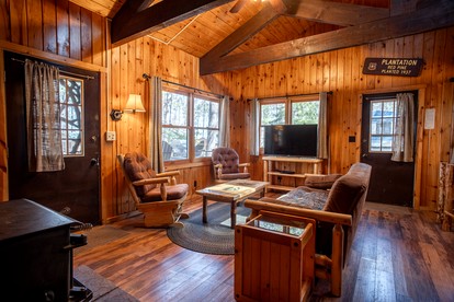 Inviting Lakeview Cabin with Wrap-Around Deck & Rock Fireplace Near Birch Lake, Babbitt, Minnesota - Babbitt, Minnesota - glamping.directory