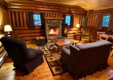 Romantic Cabin Beside a Peaceful Brook in the White Mountains of New Hampshire - Lisbon, New Hampshire - glamping.directory