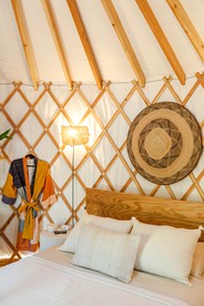 The Macaw Yurt in Lakeway, TX - Lakeway, Texas - glamping.directory