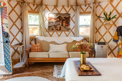 The Macaw Yurt in Lakeway, TX - Lakeway, Texas - glamping.directory