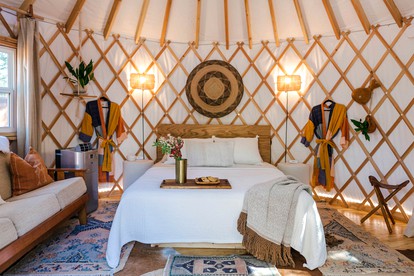 The Macaw Yurt in Lakeway, TX - Lakeway, Texas - glamping.directory