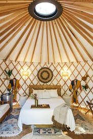 The Macaw Yurt in Lakeway, TX - Lakeway, Texas - glamping.directory
