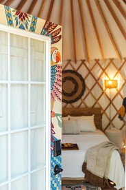 The Macaw Yurt in Lakeway, TX - Lakeway, Texas - glamping.directory