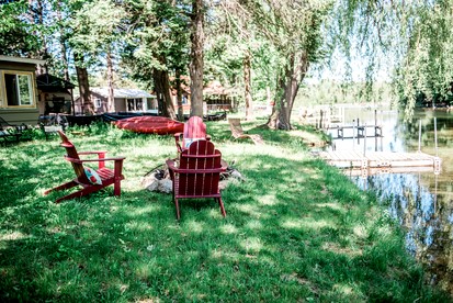 Fantastic Cottage with Fire Pit and River Access in Bellaire, Michigan - Bellaire, Michigan - glamping.directory