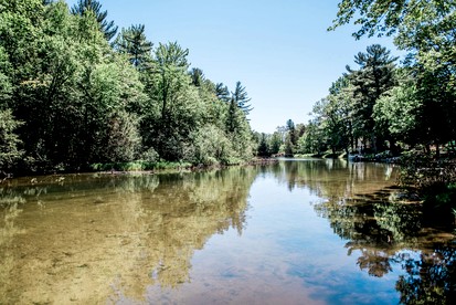 Fantastic Cottage with Fire Pit and River Access in Bellaire, Michigan - Bellaire, Michigan - glamping.directory