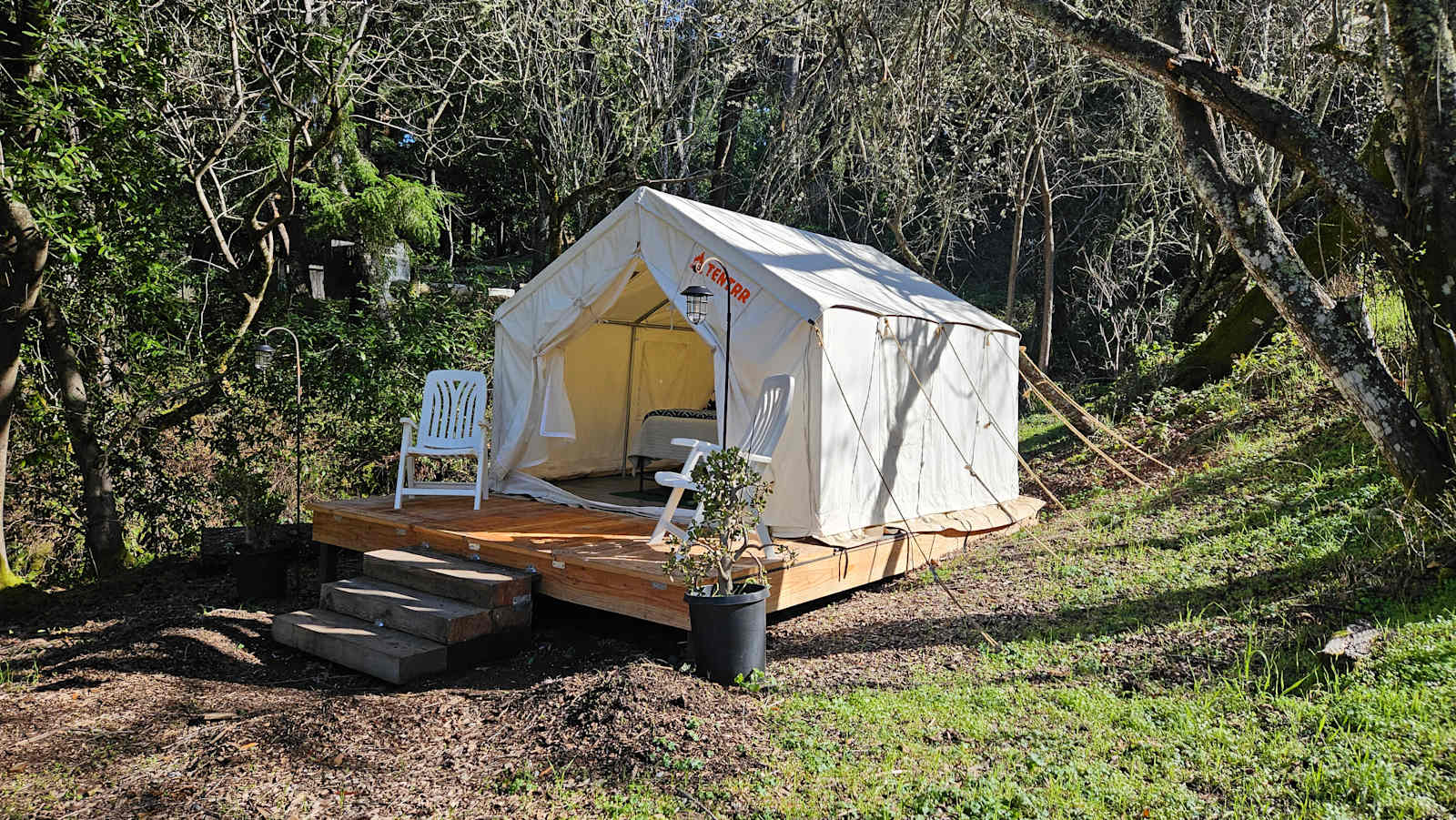 Santa Cruz Mountain Camping - Lexington Hills, California - glamping.directory