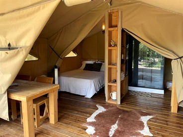 Amazing Tented Cabin with Awesome Sights in Johnson City, Texas - Johnson City, Texas - glamping.directory